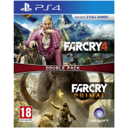 Far Cry 4 & Far Cry Primal Double Pack PS4 (Pre-owned)