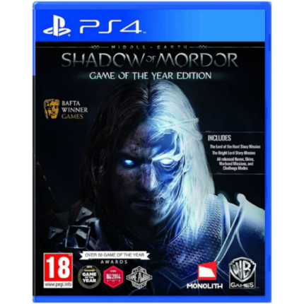 Middle Earth Shadow of Mordor Game of the Year Edition PS4 (Pre-owned)