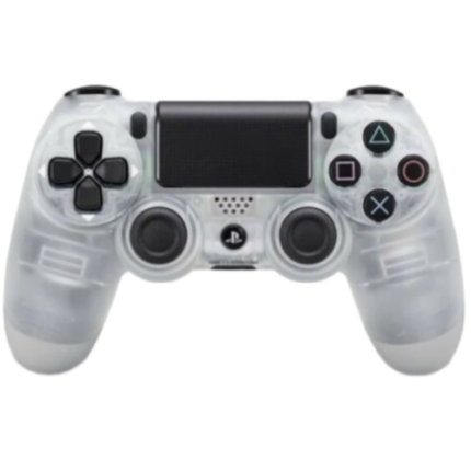 Official Sony DualShock 4 Wireless Controller for PS4 (V1) Crystal (Pre-owned)