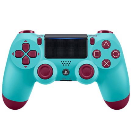 Official Sony DualShock 4 Wireless Controller for PS4 (V2) Berry Blue (Pre-owned)