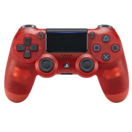 Official Sony DualShock 4 Wireless Controller for PS4 (V2) Red Crystal (Pre-owned)