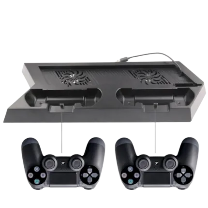 PlayStation 4 PS4 Vertical Stand And Cooling Fan Charging Dock (Pre-owned)