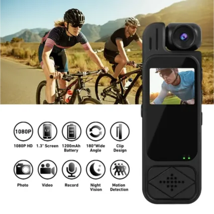 Portable Spy Camera with Nightshot, 1080P/4K HD Recording, 4-5 Hrs Battery