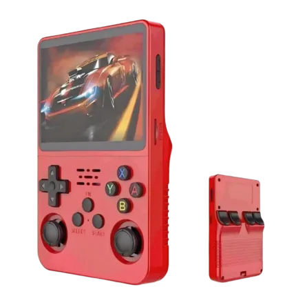 R36S Handheld Video Game Console Red