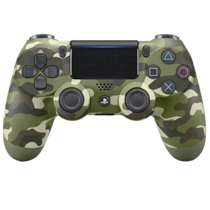 Official Sony DualShock 4 Wireless Controller for PS4 (V2) Green Camouflage (Pre-owned)