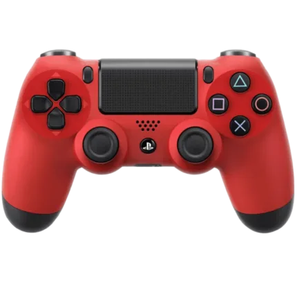 Official Sony DualShock 4 Wireless Controller for PS4 (V1) Magma Red (Pre-owned)
