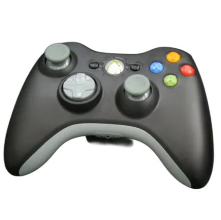 Xbox 360 Wireless Controller Black And Grey (Pre-owned)
